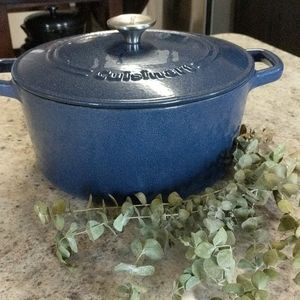 SOLD Cuisinart 5-qt Dutch Oven in Metallic Blue